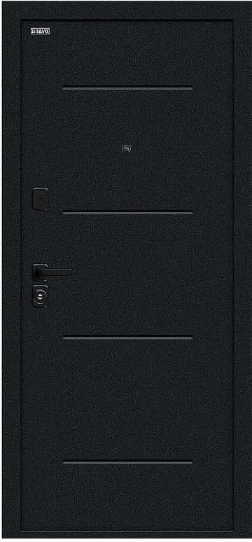 Товар Дверь Браво Граффити-1 Инсайд/SBlack Букле черное/Slate Art DIS007409